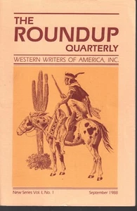 The Round Up Quarterly September 1988 First Issue Western Writers 082820AME - Picture 1 of 2