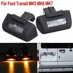 PER FORD TRANSIT MK5 MK6 MK7 CONNECT COPPIA PLACCHETTE LUCI TARGA 4388111 - Imagen 1 de 6