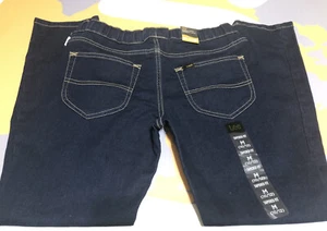 Jeans Lee indigo rinse pull- on tapered fit Stretch comfort big boys Size M - Picture 1 of 16