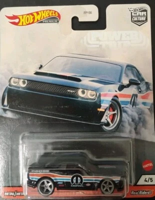 2020 Hot Wheels Real Riders '18 Dodge Challenger SRT Demon Power Trip 4/5 - Image 1 of 3