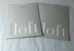 2 pares de pantimedias Ann Taylor Loft talla 3 transparentes con licra marfil y beige - Imagen 1 de 7