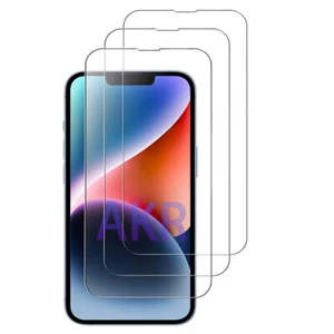 3X For iPhone 14 Pro Max Premium Tempered Glass Screen Protector,Case Friendly - Picture 1 of 7
