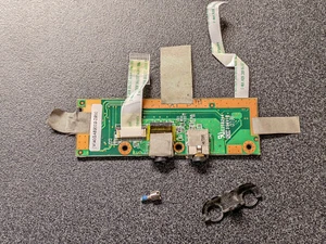 Audio Jack Port Touchpad Button Board & Cable 40gab2002 Gateway W650i Laptop - Picture 1 of 3