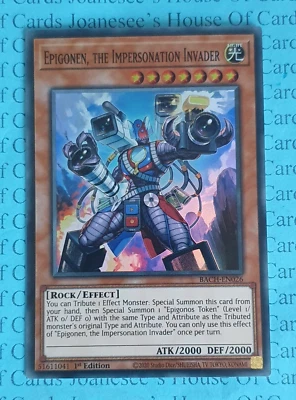 BACH-EN026 Epigonen, the Impersonation Super Rare Yu-Gi-Oh Card 1st Edition New - Image 1 of 4