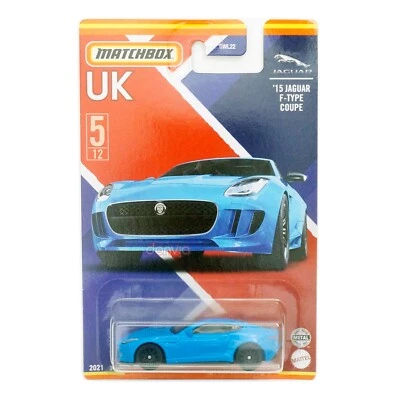 Matchbox UK Series '15 Jaguar F-Type Coupe   5/12  -Bended Card - Image 1 of 4