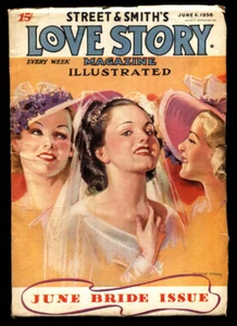 PULP:  Love Story June 6 1936  Modest Stein cover art -Pulp Magazine FN - Picture 1 of 1