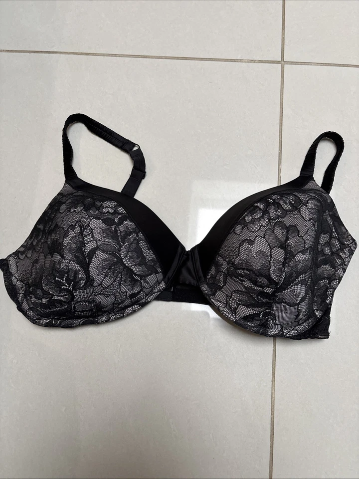 CK Black Lace T Shirt Bra - Image 1 of 3