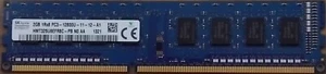 SK HYNIX 2GB 1RX8 PC3-12800U RAM MEMORY - Picture 1 of 2