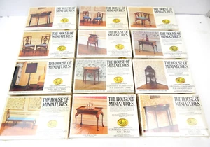 The House Of Miniatures X-Acto Collector Series 12 Sealed Furniture Boxes - Picture 1 of 6
