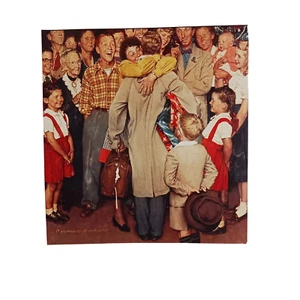 The Homecoming Art Poster 1948 Saturday Evening Post Norman Rockwell 12x16 - Picture 1 of 8