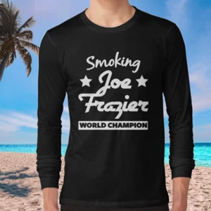 Smokin Joe Frazier Langarm Logo American Langarm T-Shirt lustig S bis 5XL - Bild 1 von 6