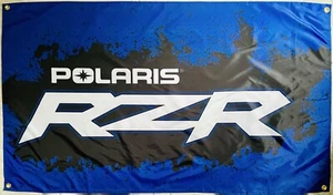 POLARIS RZR 900 1000 ATV SIDE BY SIDE FLAG BANNER 3x5ft MAN CAVE GARAGE FLAG - Picture 1 of 1