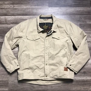 Cortech Motorcycle Jacket Denny Boulevard Cotton Canvas Jacket Mens XL Camel Tan - Picture 1 of 17