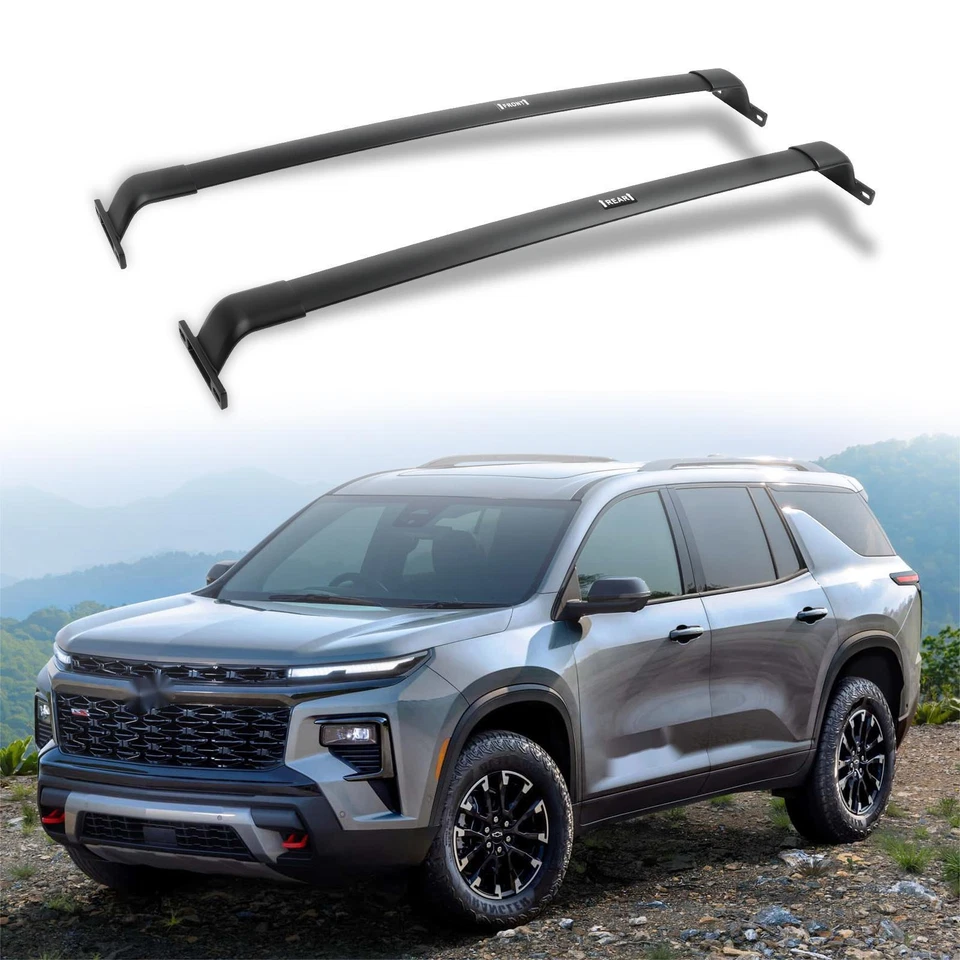 Barras transversales de techo 220 lb para Chevy Chevrolet Traverse 2022-2025 aluminio  Foto 1 de 4