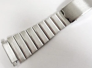 Bracciale Orologio Vintage 18mm a 24mm Rowi Testa di Toro Militare Acciaio Inox - Foto 1 di 10