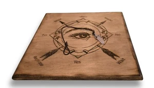 Tavola  pendolo esoterico Magico pendolino divinatorio made in Italy idea regalo - Picture 1 of 4