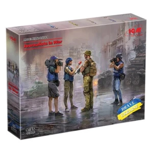 Periodistas en Guerra (4 figuras) ICM 35751 Modelos de plástico figuras escala 1:35 - Imagen 1 de 15