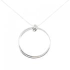 Tiffany Melody Circle Large Necklace Used