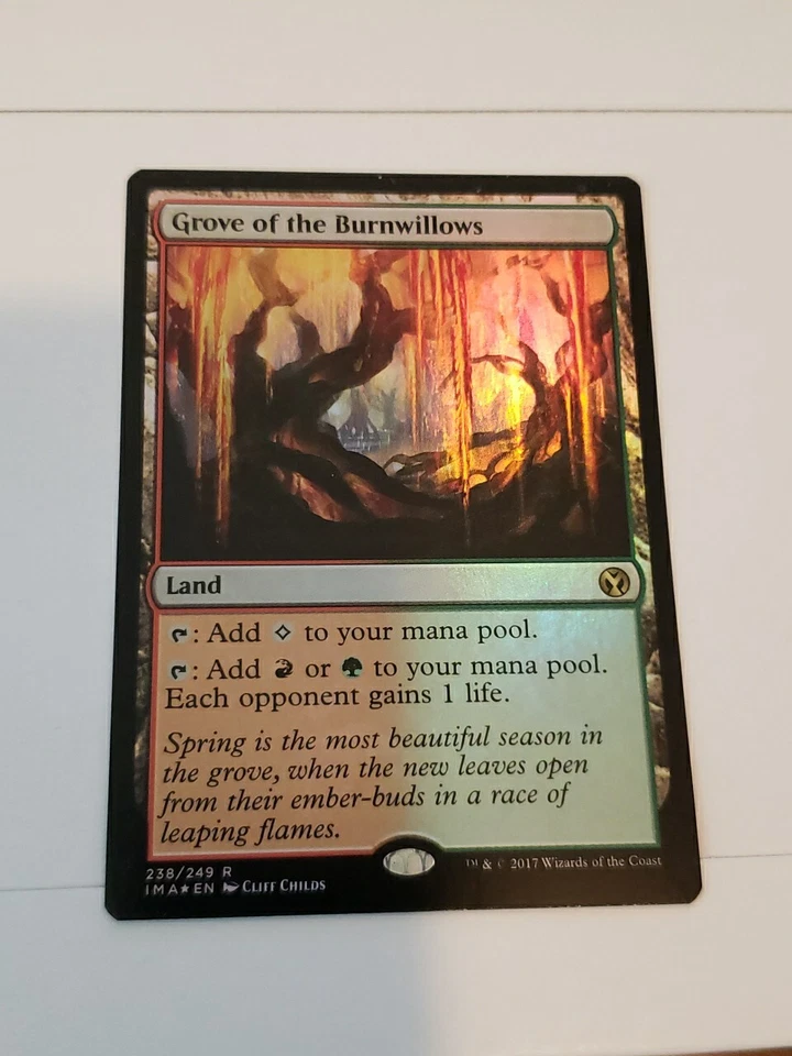 1x MTG GROVE OF THE BURNWILLOWS FOIL - IMA NM x1 - Image 1 of 1