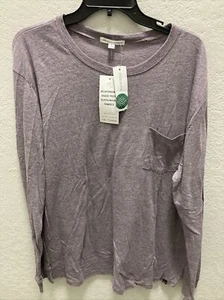 Threads 4 Thoughts Purple Long Sleeve T Shirt Men Size XL Pocket TM21474 - Picture 1 of 8