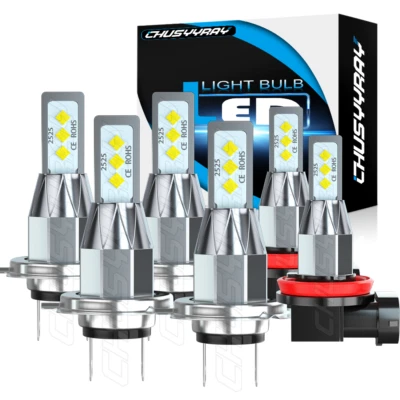 Faro LED blanco + bombillas antiniebla para Mercedes Benz GL350 GLK350 2010-2012 Foto 1 de 4