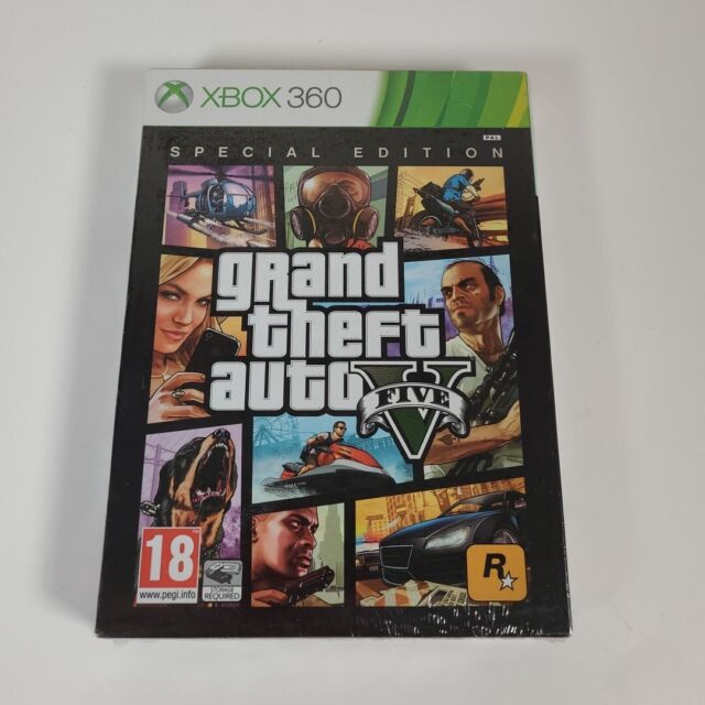 Jogo Lacrado Novo Grand Theft Auto V Gta 5 Para Xbox 360 - Casa & Vídeo