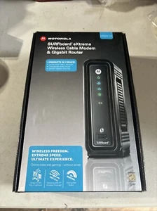 Motorola Surfboard Extreme Wireless Cable Modem Gigabit Router SBG6580 - Picture 1 of 4
