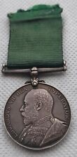 Volunteer Force Long Service Medal. EdV11 . 1st V.B. York And Lancaster.