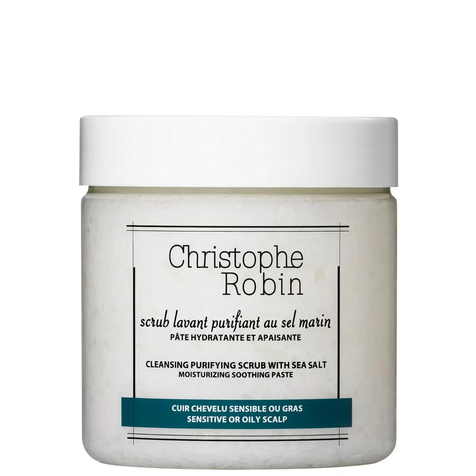 Christophe Robin Cleansing Purifying Scrub with Sea Salt (250mL) - Image 1 of 4