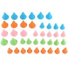 4X(40 Pieces Multi-Colored Needle Point Stoppers Needle Point Protectors Neeff