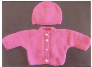 Premature/ Small Baby Jacket & Hat Knitting Pattern - Picture 1 of 1