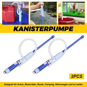 Fasspumpe Kanisterpumpe Elektrische Umfüllpumpe für Wasser Öl Diesel Benzin 2Stk - Bild 1 von 10