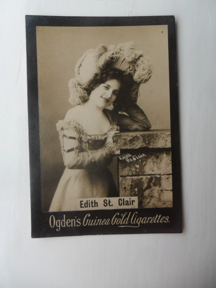 Ogden's Guinea Gold LARGE actress card DX338 Edith St.Clair - Image 1 of 1