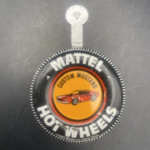 Vintage 1967 Hot Wheels Redline Custom Mustang Badge Button Original Sweet 16 - Picture 1 of 6