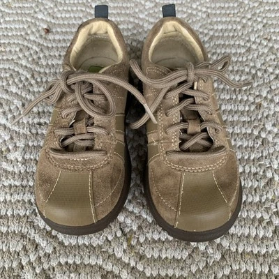 StrideRite Niños Pequeños Tecnología Cuero Marrón Zapatillas Causales Zapatos Talla 8 Usados en Excelente Condición Foto 1 de 4