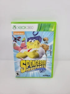 Bob Esponja Heropants Xbox 360 Juego Probado Pantalones Cuadrados Completo Nickelodeon CIB - Imagen 1 de 6