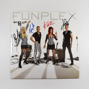 B-52s Pierson Schneider Strickland Wilson Autographed Signed Album LP Record JSA - Picture 1 of 4