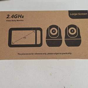Monitor de bebé de 5’’ con batería de 30 horas, 2 cámaras panorámicas inclinables-zoom - Imagen 1 de 4
