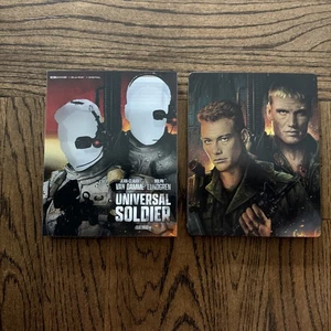 Universal Soldier Best Buy Steelbook 4K UHD + Blu-Ray) W/ Slipcover - Picture 1 of 12
