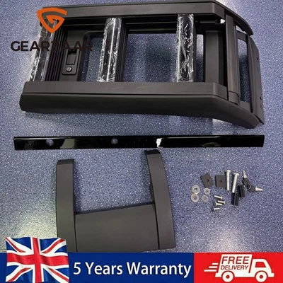 GEARZAAR DEPLOYABLE FOLDING SIDE LADDER FOR LAND ROVER DEFENDER L663 2020+ MATTE BLACK