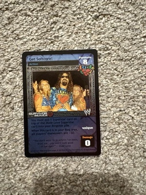 WWE/WWF Raw Deal CCG Get Softcore Foil Dude Love  - Image 1 of 2