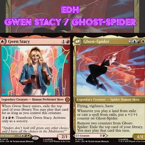 EDH -Gwen Stacy / Ghost-Spider, MTG Commander Deck, Bracket 2, Spider-Man x MTG - Picture 1 of 2