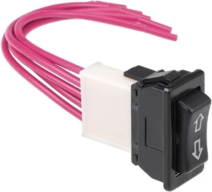 UXCELL Universal 5-Pin Car Window Switch - Master Rocker With Black  - Picture 1 of 6