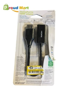 Philips Display Port to HDMI Adapter - Black - Image 1 of 2