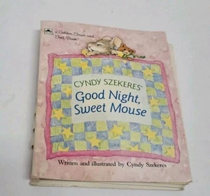 GOOD NIGHT, SWEET MOUSE   A GOLDEN  TOUCH & FEEL CHILDREN'S BOOK   1988 Good - Foto 1 di 12