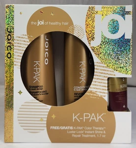 Joico K-Pak Shampoo & Conditioner 10.1 oz Each Plus 1.7 oz Luster Lock - Picture 1 of 5
