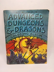 Libro da colorare ufficiale Dungeons & Dragons vintage 1979 (a colori) - Foto 1 di 24