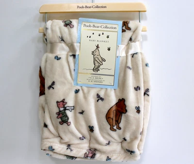 Pooh Bear Collection Winnie the Pooh & Piglet Lovey Plush Baby Blanket (C) - Image 1 of 4