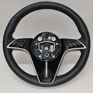 Mercedes A0004604413 2023-24 Maybach Steering Wheel With Controls NEW TAKE OFF!! - Picture 1 of 6