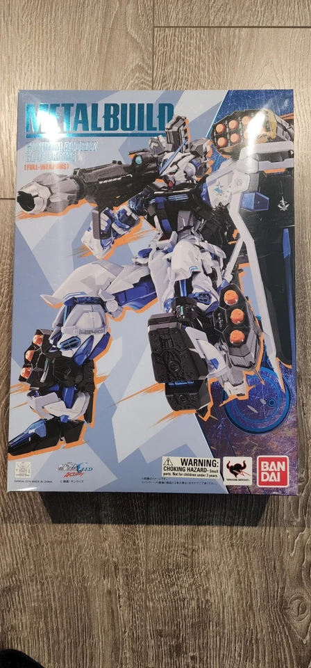 FIGURA DE ARMAS COMPLETAS MARCO AZUL EXTRAVIADO SEMILLA GUNDAM METAL BUILD MBF-P03 Vendedor de EE. UU. Foto 1 de 2